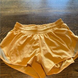 Lululemon Athletica Women's Vibrant Orange Athletic Shorts